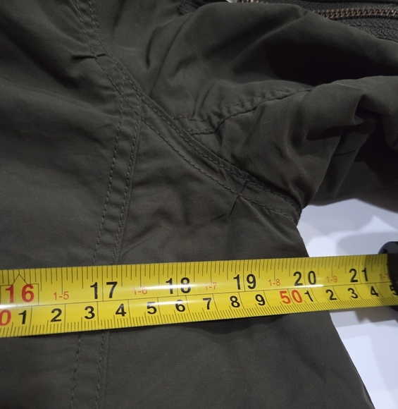 L.Spiewak And Sons Olive Green Faux Fur Collar Jacket Womens Sz.M - Picture 4 of 9